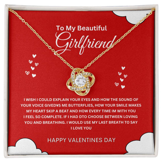 To My Beautiful Girlfriend Necklace