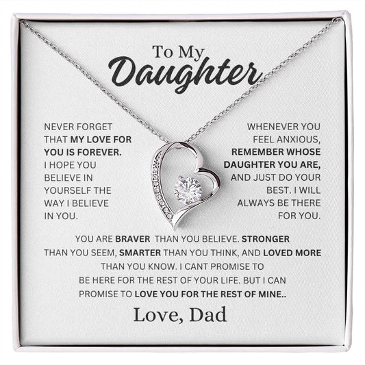 To My Daughter, Love Dad - My Love For You is Forever